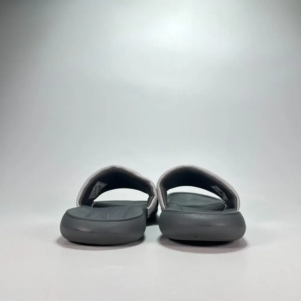 Nike Victori One Grey Fog Volt Casual Slide Sandals CN9675-011 Men's Size 13
